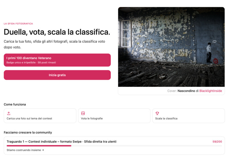 FotoDuel.it: la fotografia messa ai voti, uno scatto alla volta